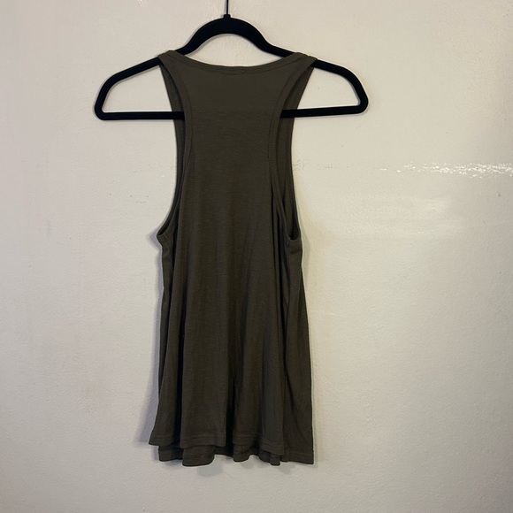 Intimately Free People Ribbed Green Tank - Picture 2 of 4